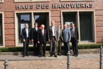Hans Hund, Günther Kremer, Hans Rath, Prof. Dr. Reinhard Klenke, Knut Heine, Josef Scharlau und Christoph Bruns